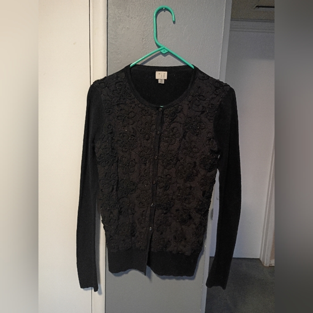 a new day Black Cardigan Sweater